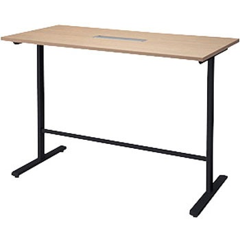 ミーティングテーブル(配線付/直線テーブル ハイタイプ モプト MP型) ナイキ