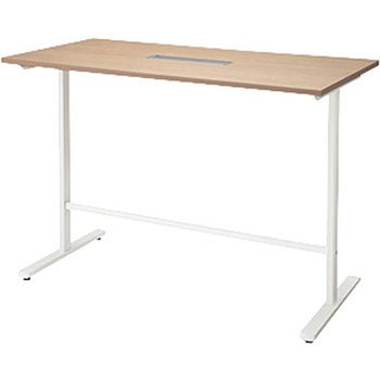 ミーティングテーブル(配線付/直線テーブル ハイタイプ モプト MP型) ナイキ