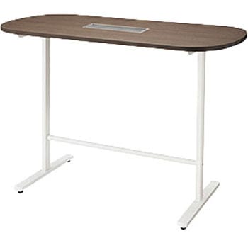 ミーティングテーブル(配線付/直線テーブル ハイタイプ モプト MP型) ナイキ