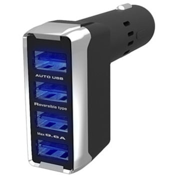 リバーシブルUSB 4ポート カシムラ