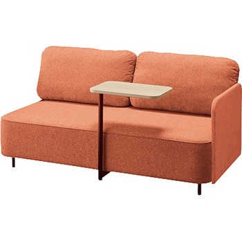 テーブル付きラウンジワークソファー(2人掛け・左肘付き) RC200型 フィナンシェ Financier ナイキ