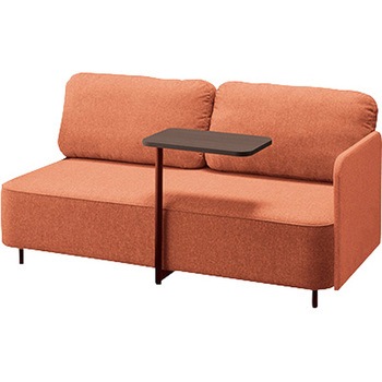 テーブル付きラウンジワークソファー(2人掛け・左肘付き) RC200型 フィナンシェ Financier ナイキ