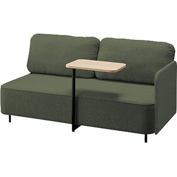 テーブル付きラウンジワークソファー(2人掛け・左肘付き) RC200型 フィナンシェ Financier ナイキ