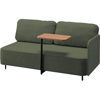 テーブル付きラウンジワークソファー(2人掛け・左肘付き) RC200型 フィナンシェ Financier ナイキ