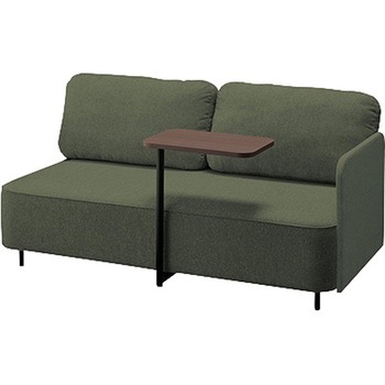 テーブル付きラウンジワークソファー(2人掛け・左肘付き) RC200型 フィナンシェ Financier ナイキ