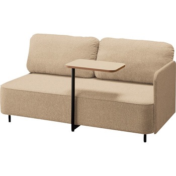 テーブル付きラウンジワークソファー(2人掛け・左肘付き) RC200型 フィナンシェ Financier ナイキ