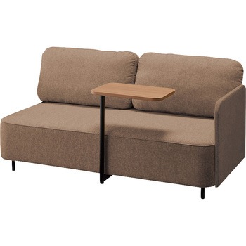 テーブル付きラウンジワークソファー(2人掛け・左肘付き) RC200型 フィナンシェ Financier ナイキ