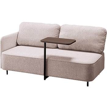 テーブル付きラウンジワークソファー(2人掛け・右肘付き) RC200型 フィナンシェ Financier - ナイキ