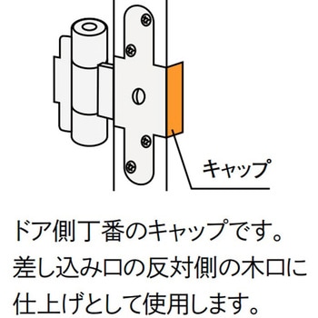 丁番キャップシルバー ウッドワン