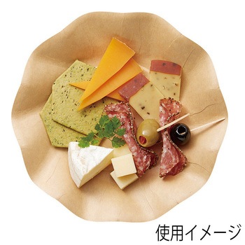 紙皿 クラフトサンプレート HEIKO