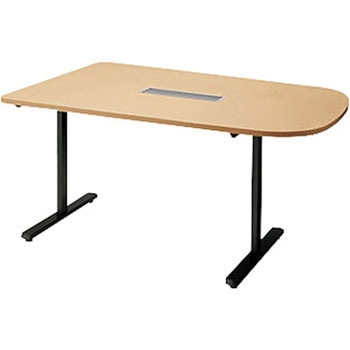 ミーティングテーブル(配線付/半長円テーブル モプト MP型) ナイキ