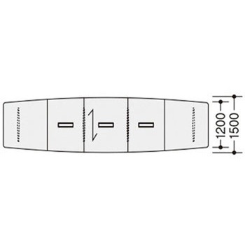 ミーティングテーブル(配線無 KDF型) ナイキ