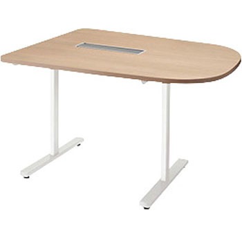 ミーティングテーブル(配線付/半長円テーブル モプト MP型) ナイキ