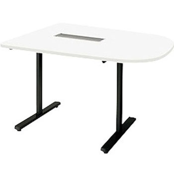 ミーティングテーブル(配線付/半長円テーブル モプト MP型) ナイキ