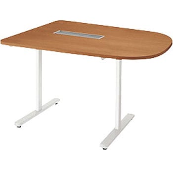 ミーティングテーブル(配線付/半長円テーブル モプト MP型) ナイキ