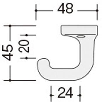 デスクサイドフック HN型 フアナ Huana ナイキ