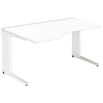 平デスク(左ウェーブタイプ) トリアス TR型 ナイキ