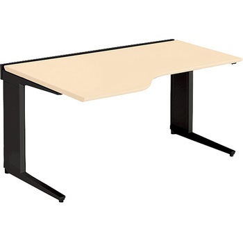 平デスク(左ウェーブタイプ) トリアス TR型 ナイキ