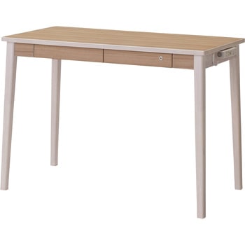 Rutra 木製デスク 幅105cm 天板メラミン 引出付き - コイズミファニテック