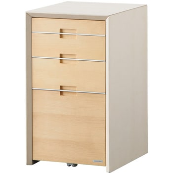 WISE サイドチェスト 幅42cm 天面メラミン 引出4杯 コイズミファニテック