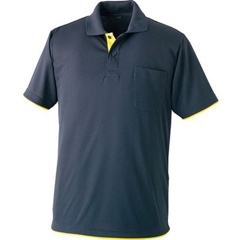 吸汗速乾レイヤード半袖ポロ 小倉屋