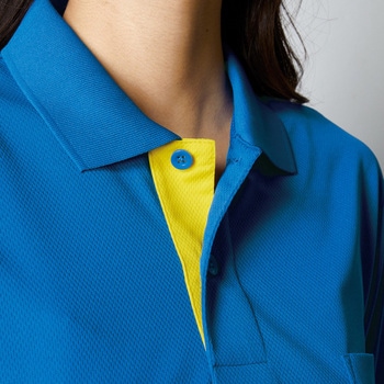 吸汗速乾レイヤード半袖ポロ 小倉屋