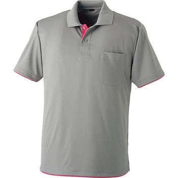 吸汗速乾レイヤード半袖ポロ 小倉屋