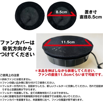 ファン付作業服ファン保護ネット(10枚入) PAX-ASIAN