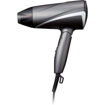 ヘアドライヤー プロテクトイオン 折りたたみ 軽量 大風量 切替スイッチ 3段階(TURBO-SET-COOL) 静電気抑制 お手入れ簡単 インレット セットフード付属 テスコム