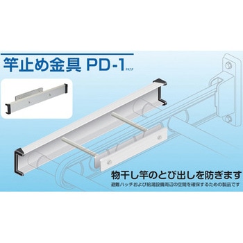 竿止め金具(ホスクリーン専用部材) GIKEN(川口技研)