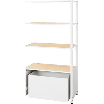 シェルフラック(下段ボックス メレム MU型) ナイキ