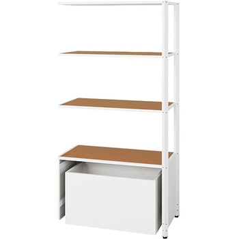 シェルフラック(下段ボックス メレム MU型) ナイキ