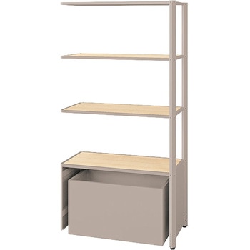 シェルフラック(下段ボックス メレム MU型) ナイキ