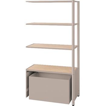 シェルフラック(下段ボックス メレム MU型) ナイキ