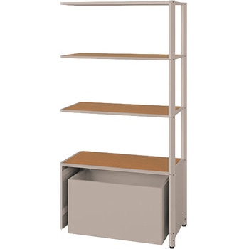 シェルフラック(下段ボックス メレム MU型) ナイキ