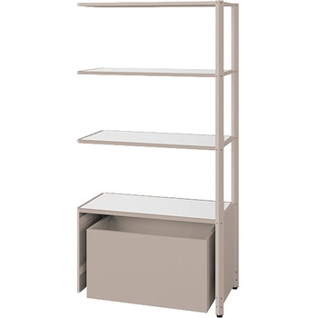 シェルフラック(下段ボックス メレム MU型) ナイキ