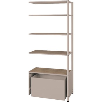 シェルフラック(下段ボックス メレム MU型) ナイキ