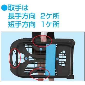 樹脂台車スカイキャリー折りたたみ式 サカエ