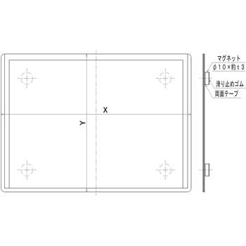 マグネット付カードケース 厚口・硬質タイプ ラクテム