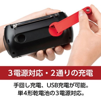 3電源対応多機能防災ラジオ Kenko(ケンコートキナー)