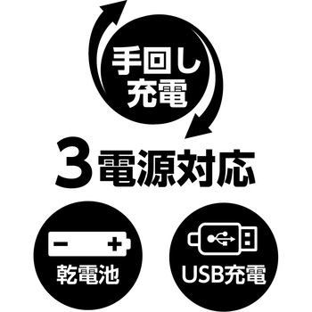 3電源対応多機能防災ラジオ Kenko(ケンコートキナー)