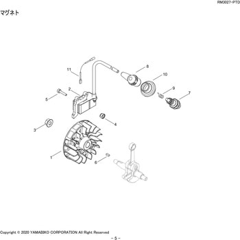 マグネト部品RM3027-PTD 新ダイワ