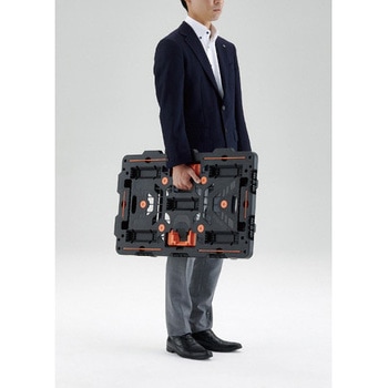 連結型樹脂製平台車ビートル オール自在タイプ TRUSCO