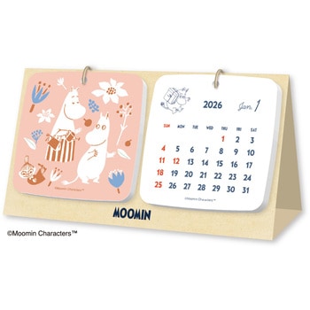 ムーミン コースター卓上 新日本カレンダー
