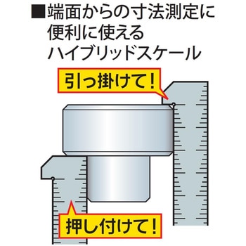 フック付スケール 快段目盛 SK(新潟精機)