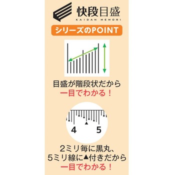 カッティング方眼三角定規 快段目盛 SK(新潟精機)