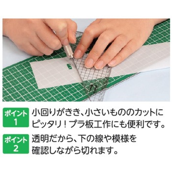 カッティング方眼三角定規 快段目盛 SK(新潟精機)