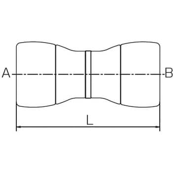 718111-20-Y QSジョイントクリア ソケット 前澤給装工業 呼び径20A(サイズA)/20A(サイズB) 長さ76(L)mm 718111- 20-Y - 【通販モノタロウ】