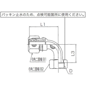 KP継手 ユニオンエルボ 前澤給装工業