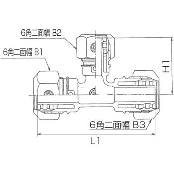 713774-20-13 KP継手 異径チーズ 1個 前澤給装工業 【通販サイトMonotaRO】